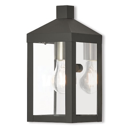 Livex Lighting Nyack 1 Light Black Outdoor Wall Lantern 20581-04